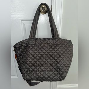 MZ Wallace Medium Metro Tote Deluxe Color Magnet Rec (Gray) Like New